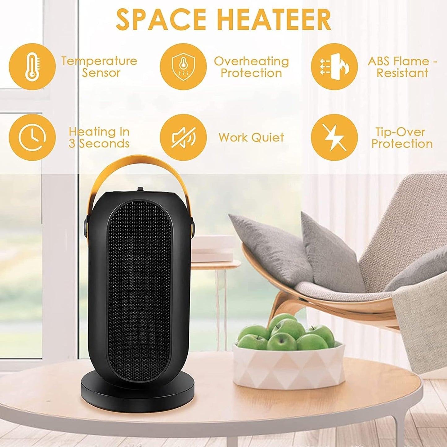 Space Heater With Thermostat