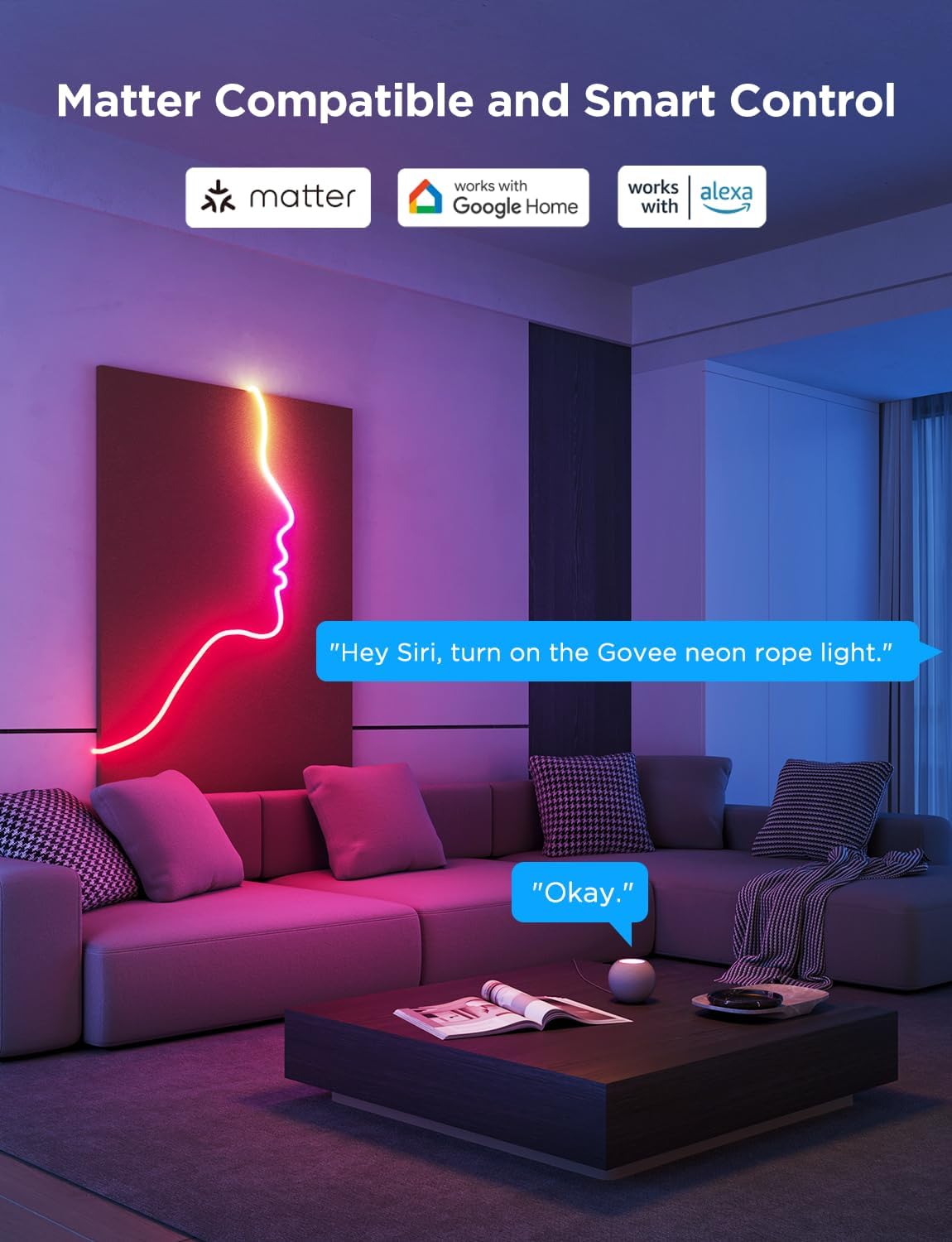Govee Neon Rope Light 2 16.4ft