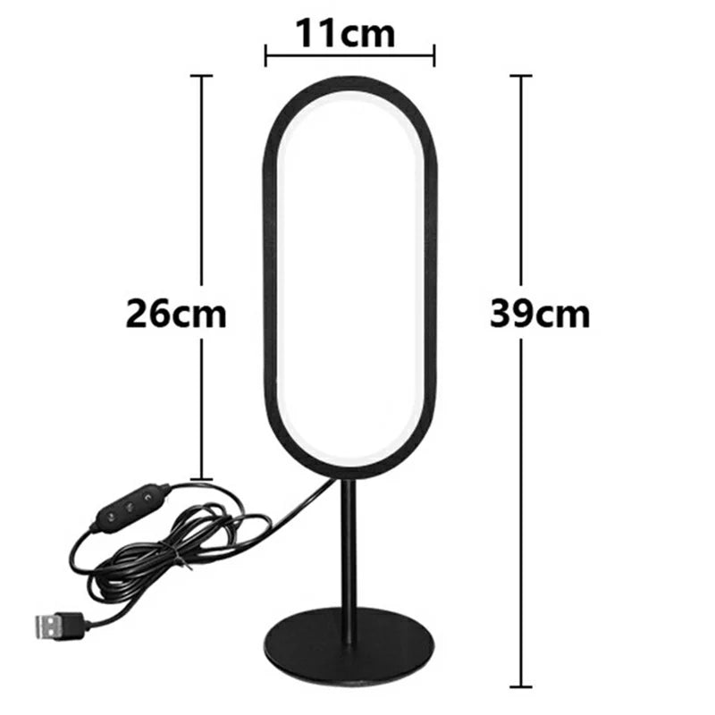 Sound Activated U Shape RGB Desk Ambient Light USB Powered