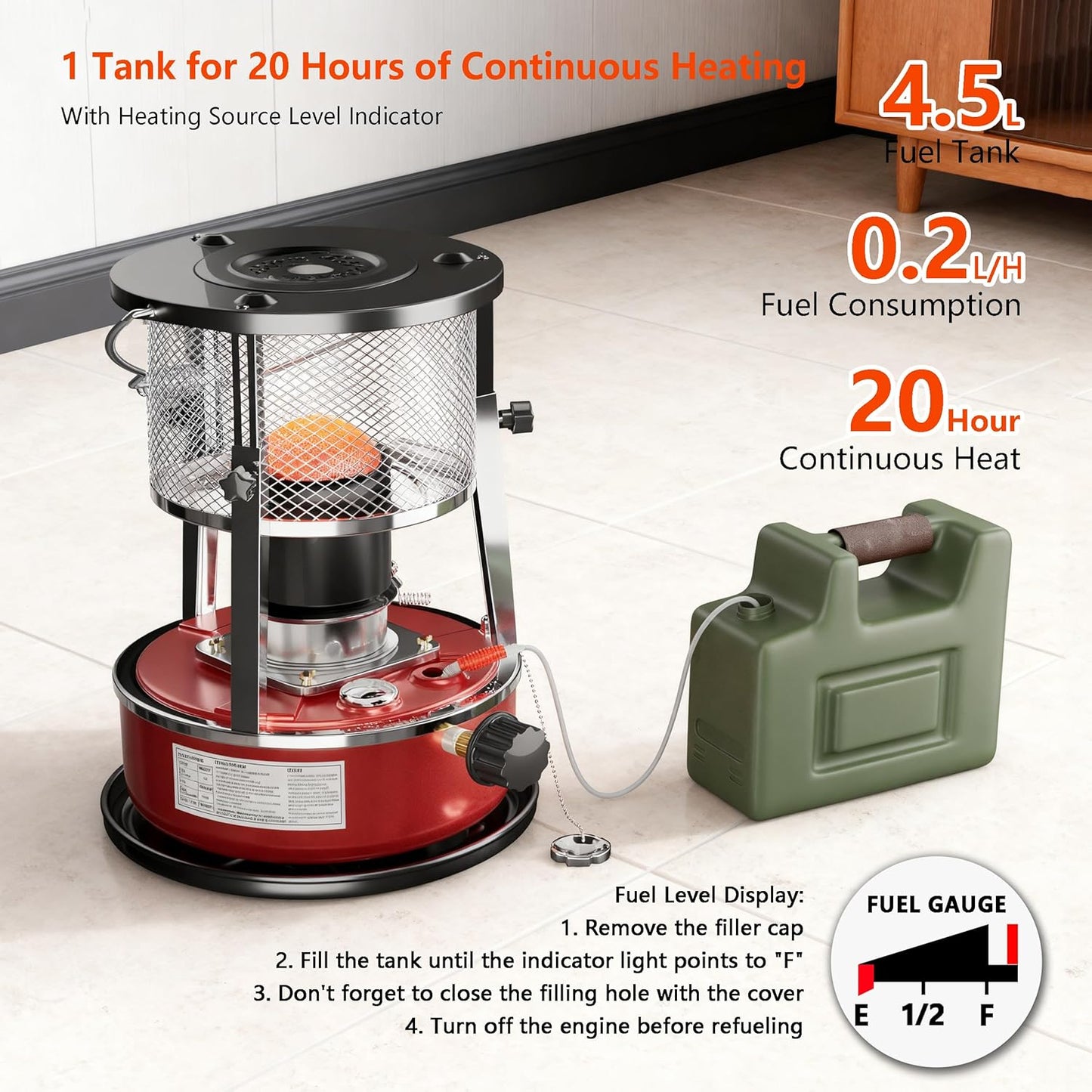 National Kerosene Space Heater