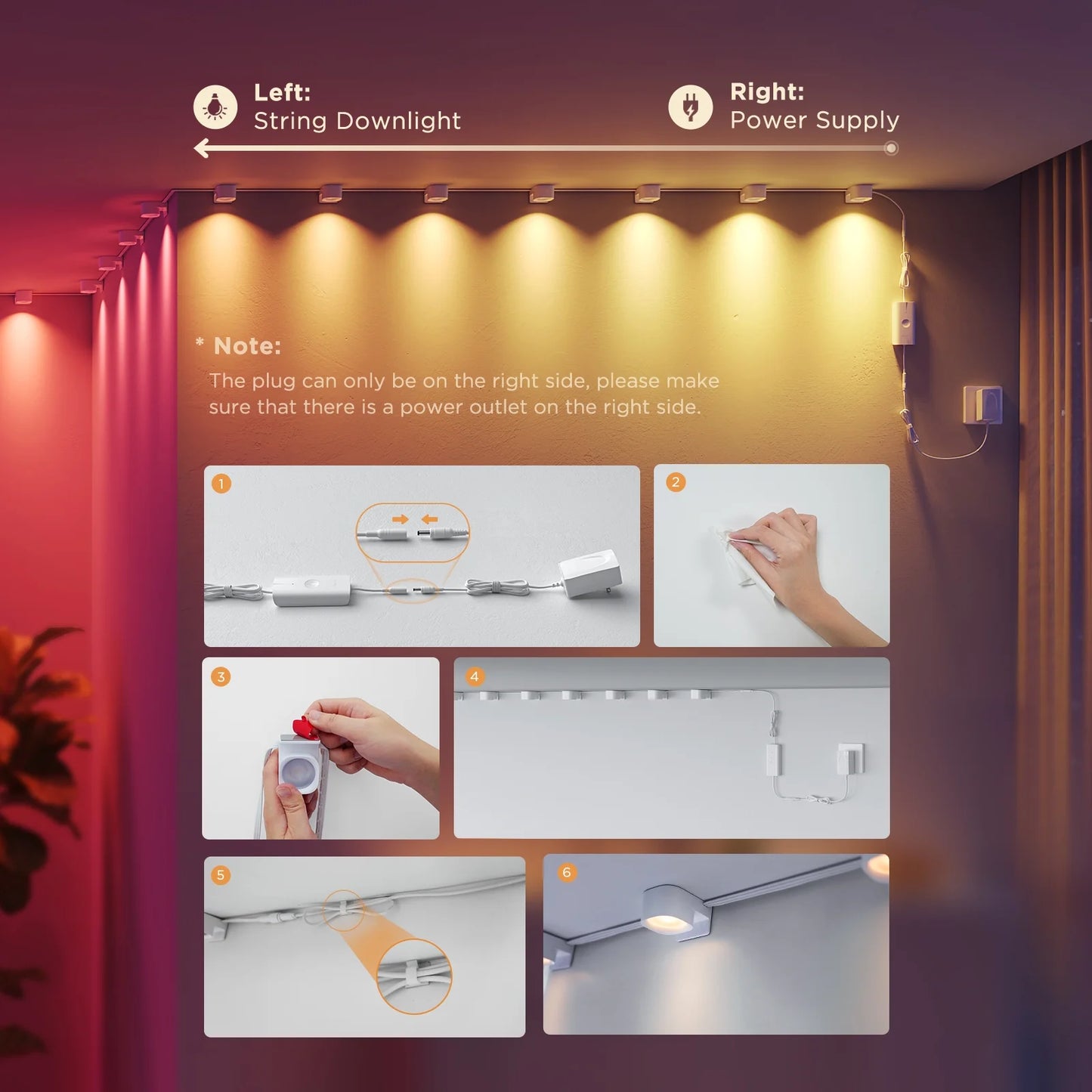 Govee RGBIC String Downlights