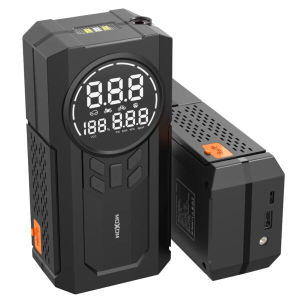 MOXOM MX-AC02 Multi-Functional LCD Portable Air Pump