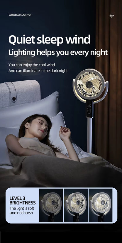 F5 3-in-1 Rechargeable Pedestal Fan