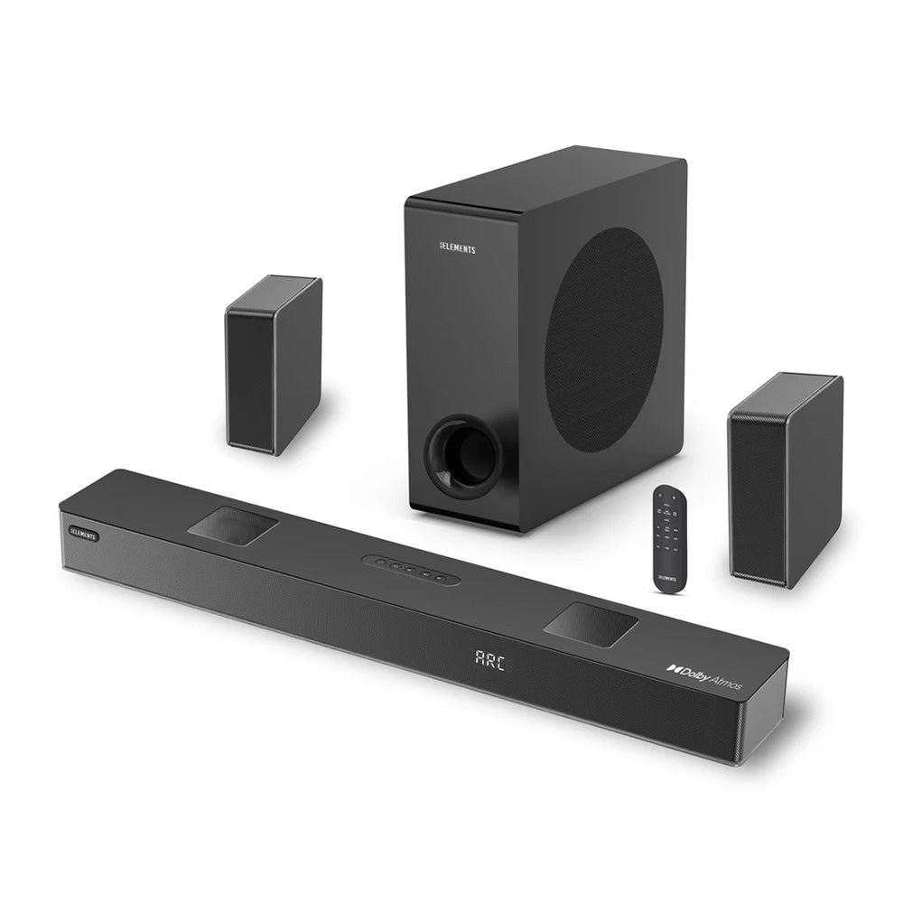 KB ELEMENTS 5.1.2 Channels Wireless Home Theater System – 470W RMS, Dolby Atmos®