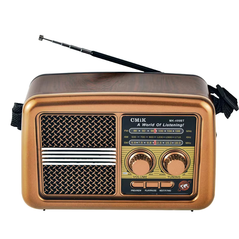 MK-499BT Retro Portable FM AM