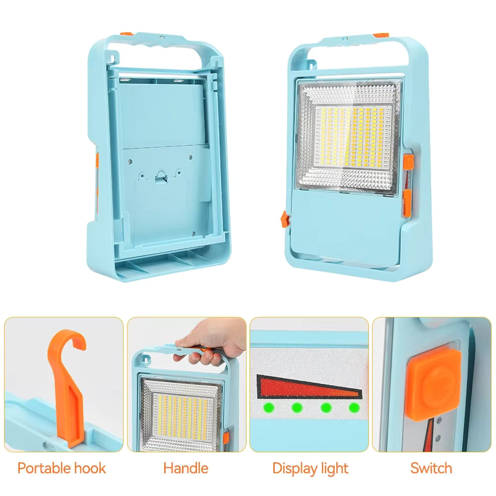 LED Solar Charging Floodlight 150W Portable