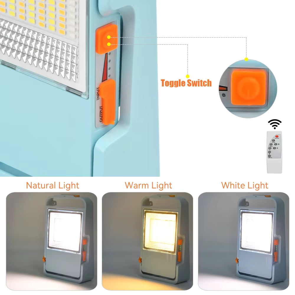LED Solar Charging Floodlight 150W Portable