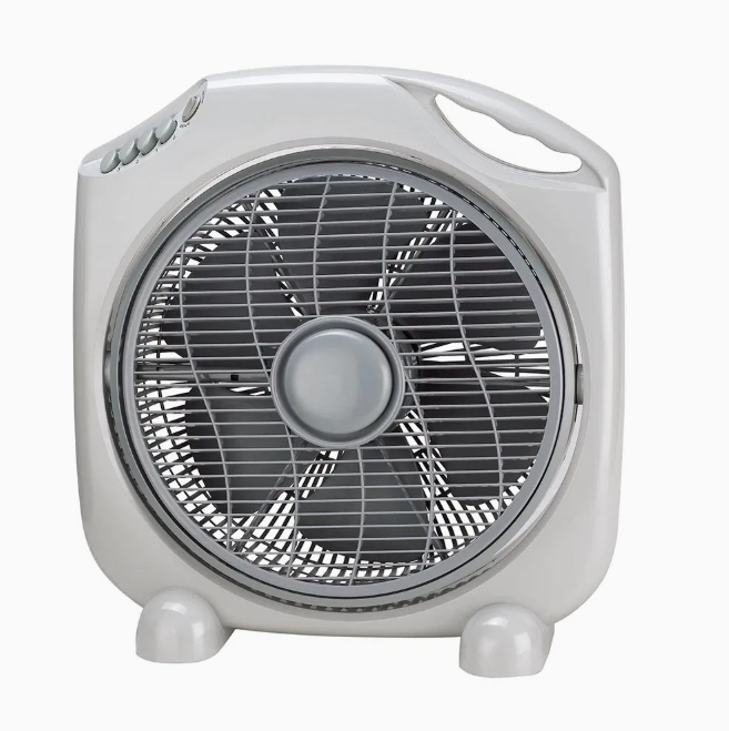 14 " Box Fan, 50W, 3-Speed Adjustable Cooling with Tilt Control & Safety Cut-Off