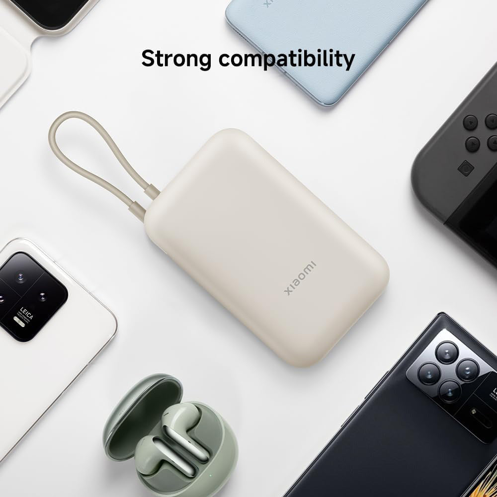 XIAOMI POWE BANK 10000mAh (Integrated Cable)