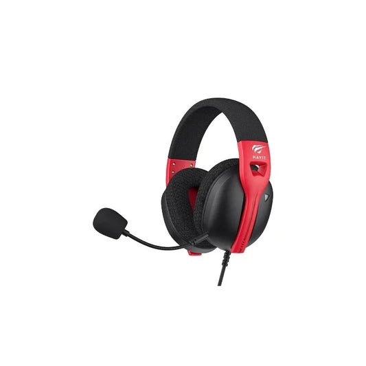 Havit Gamenote FUXI-H5D Gaming Headset – Black & Red, Immersive Sound & Comfort