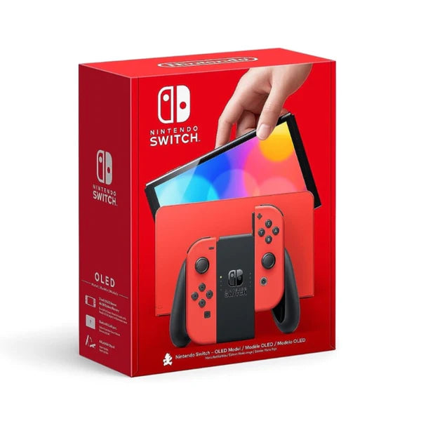 Nintendo Switch Oled Mario Red